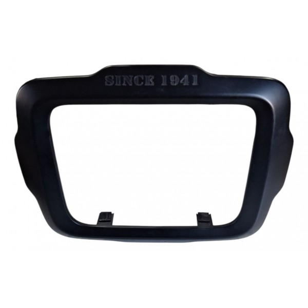 Moldura Multimídia Preto Fosco Jeep Renegade 1.8 2016 A 2019