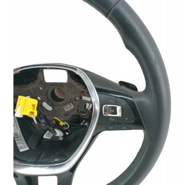 Volante Direção Com Comandos Vw Tcross Fox Saveiro 2017 2021