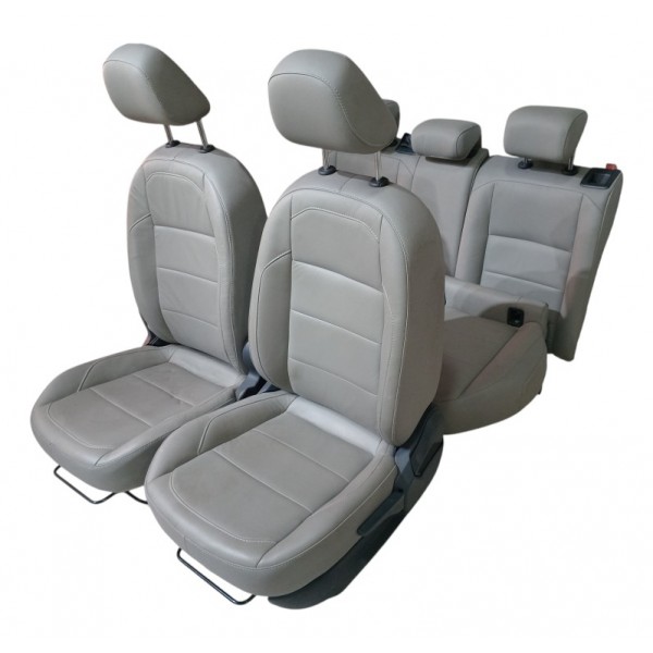 Kit Bancada Em Couro Vw Tcross 2020 2021 Original Usado