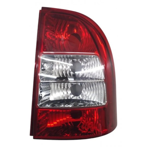 Lanterna Traseira Esquerda Fiat Strada 2004 2008 Esquerdo/motorista Vermelho
