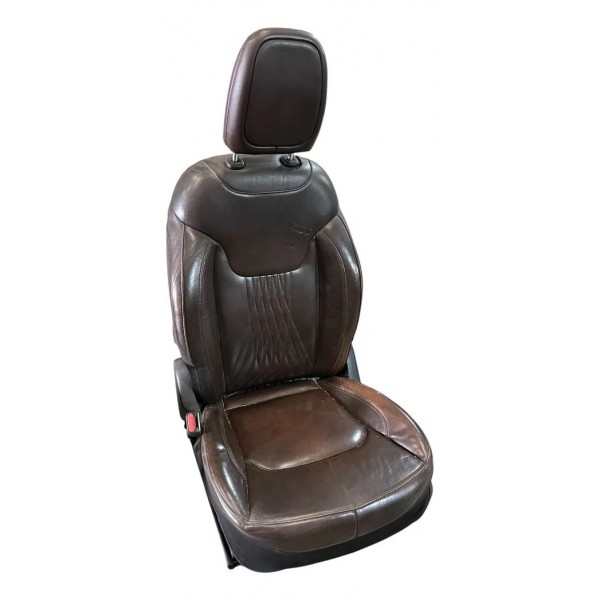 Banco Esquerdo Motorista Fiat Toro Ranch Em Couro Marron