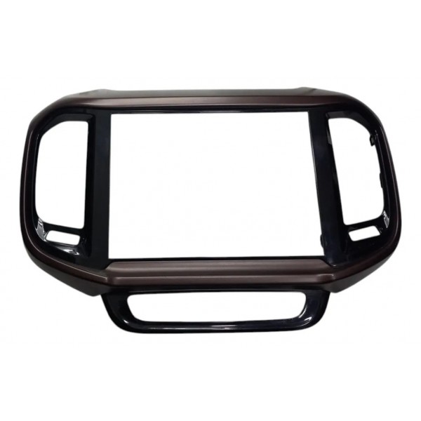 Moldura Central Multimídia Difusor Fiat Toro 2016 A 2021 Marrom