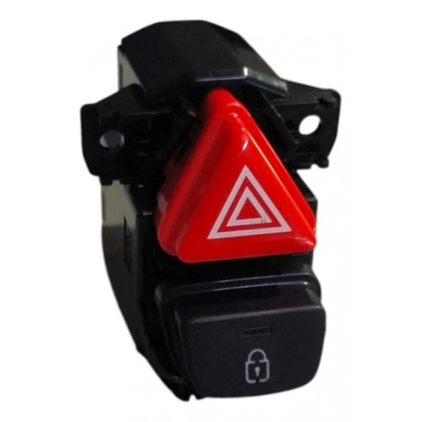 Botão Pisca Alerta Trava Central Hyundai Hb20 Sport 2022 Preto