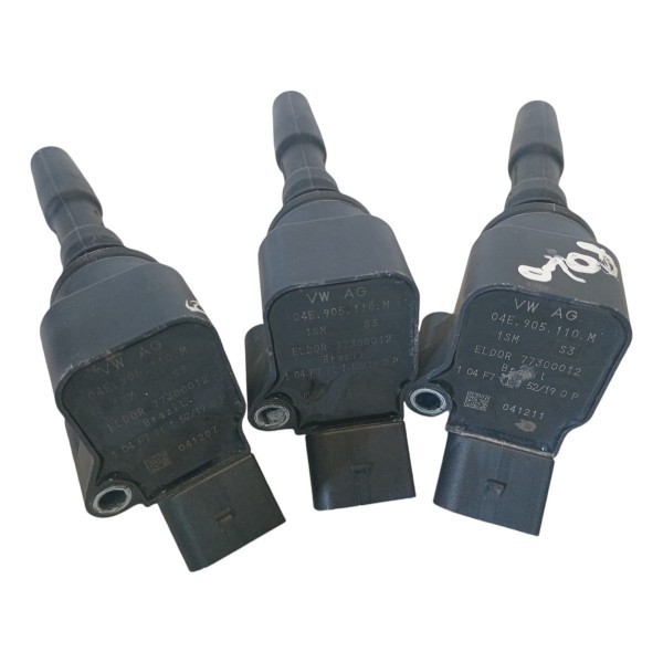 3x Bobina De Ignição Vw Up Tsi 04e905110m 1.0 Original