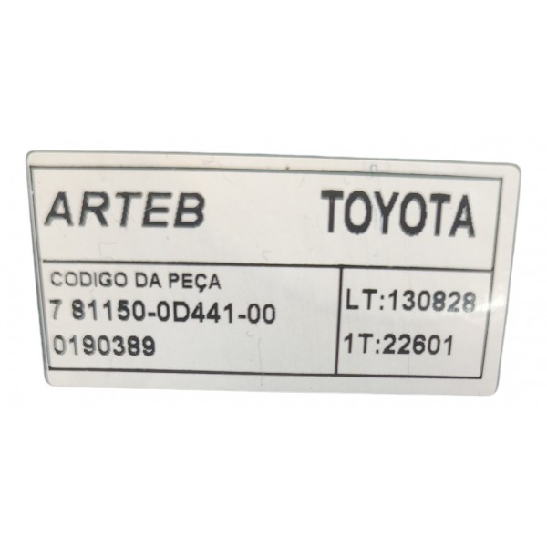 Farol Lado Esquerdo Cromado Toyota Etios 2012 A 2020 Origina