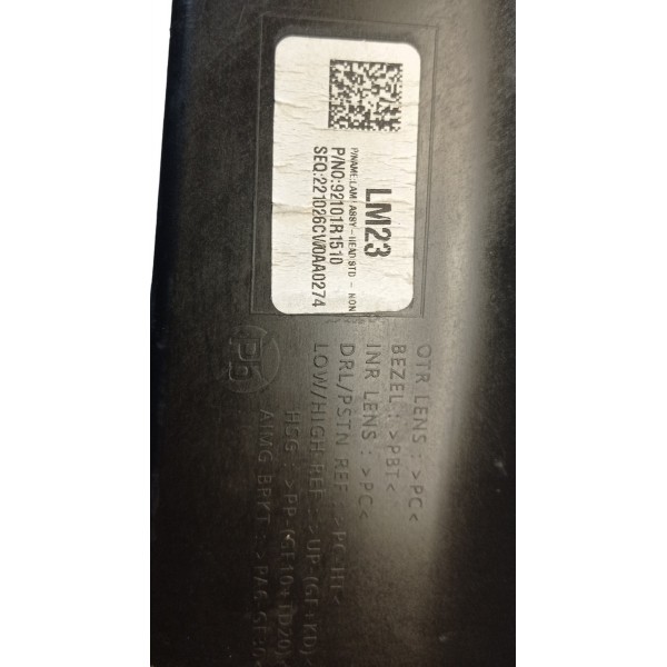 Farol Hb20 2023 2024 Orig Lado Esquerdo