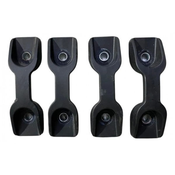Kit 4 Ganchos Caçamba Fiat Toro Endur 1.3 Flex 2025