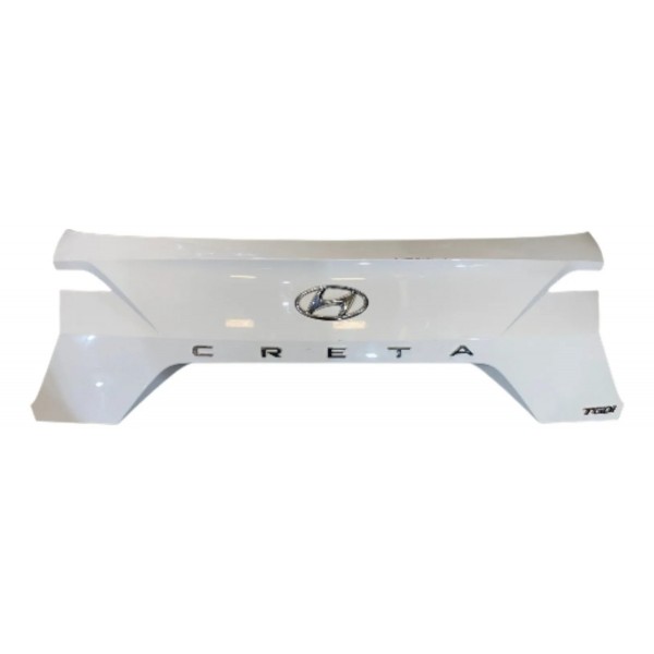 Moldura Tampa Traseira Hyundai Creta Platinum 2021 2022 Branco