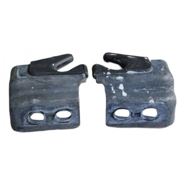 Par Batentes Tampa Traseira Fiat Toro 2019 2020
