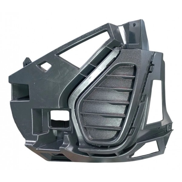 Grade Farol Milha Direito Volkswagen Nivus 1.0 Tsi 2020 A 24 Preto Direito