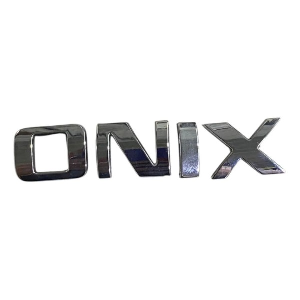 Emblema Tampa Traseira Chevrolet Onix Plus 2019 2020 Cromado