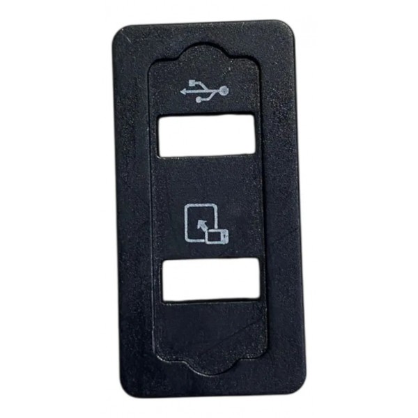 Acabamento Tomada Usb Chery Tiggo5 Pro 2022 2023 Preto
