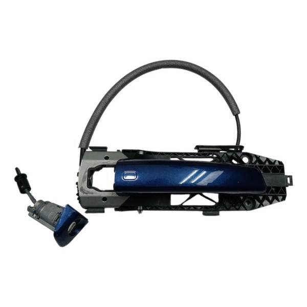 Maçaneta Externa Dianteira Audi A3 Direito 2015 2020 Azul Dianteira