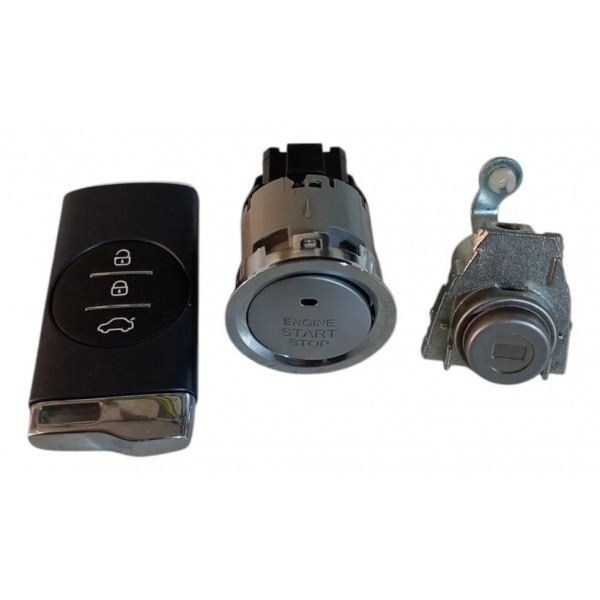 Chave + Botão Start Stop + Miolo Chery Tiggo 5x 2022 2023