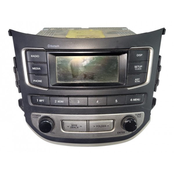 Rádio Som Multimídia Hyundai  Hb20 2013 2019   961501s500ra5