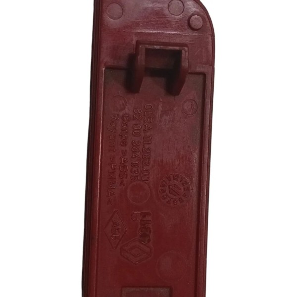 Refletor Olho De Gato Lado Esquerdo Renault Duster 2011 2015 Vermelho