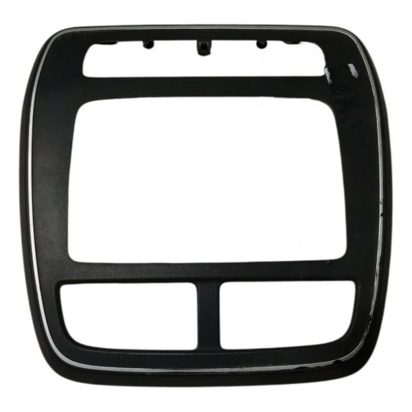 Moldura Central Painel Renault Kwid 2018 2022 Preto