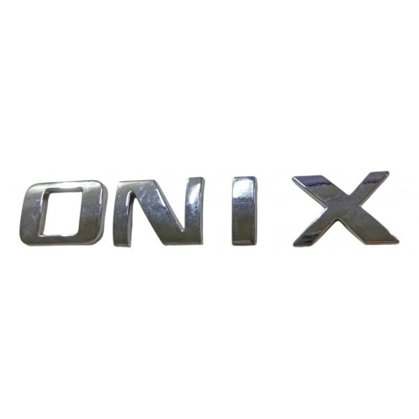 Emblema Tampa Traseira Chevrolet Onix 2025 2026 Cromado/prata