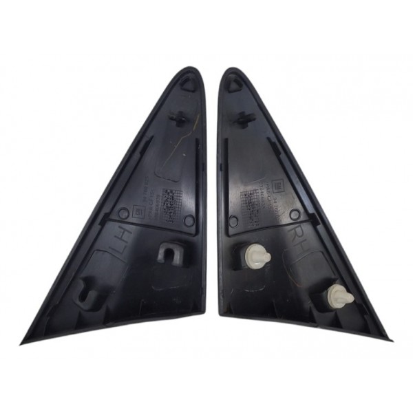 Par Moldura Do Retrovisor Externo Gm Onix 2013 2019