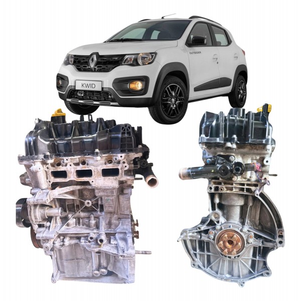 Motor Parcial Kwid 2017 A  2023 1.0 12v 3 Cilindros