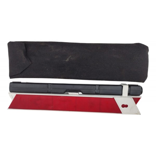 Triangulo Segurança Auto Carro Universal Base Pesada C Bolsa