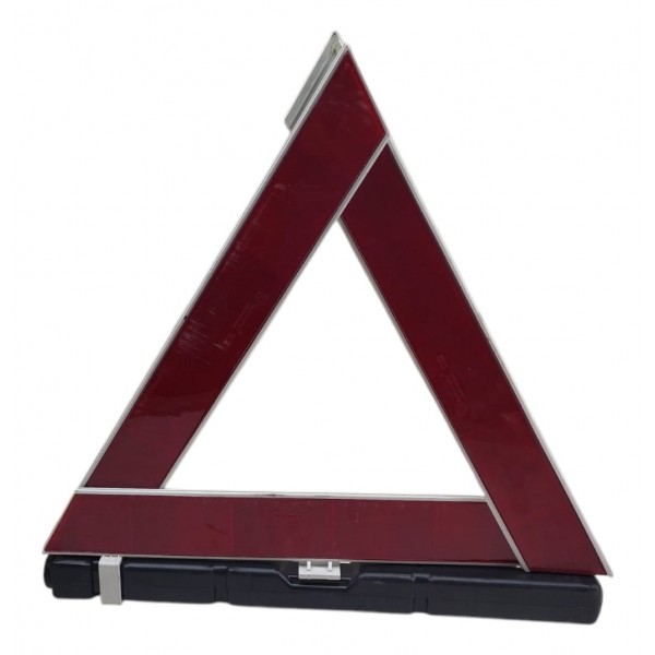 Triangulo Segurança Auto Carro Universal Base Pesada C Bolsa