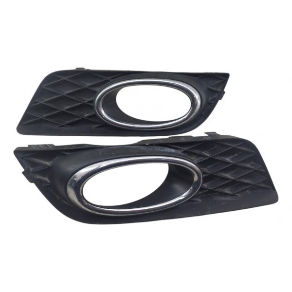 Par Moldura Farol De Milha Honda Civic 2010 2015 C Detalhe