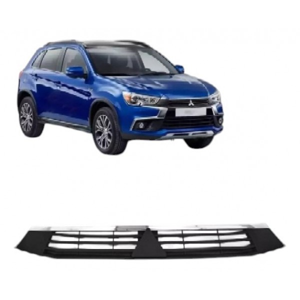 Grade Radiador Mitsubishi Asx 2016 2018 Friso Cromado