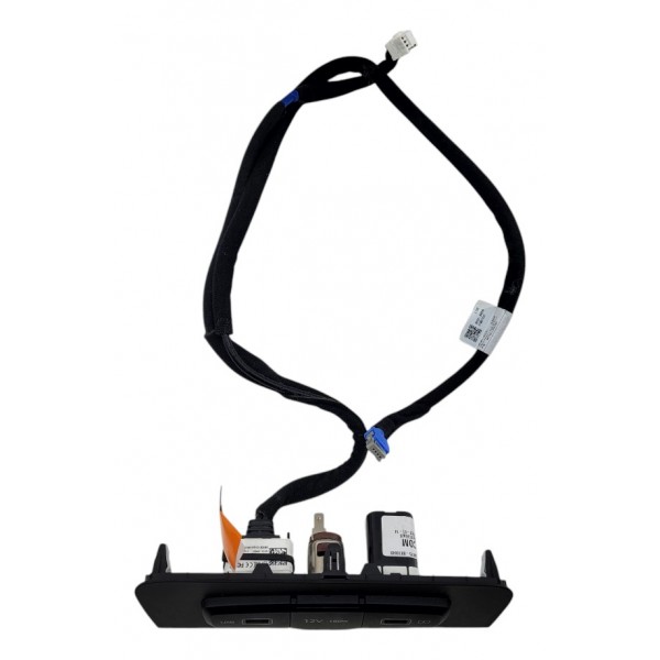 Moldura Com Tomadas 12v Hyundai Creta 2023 Completa