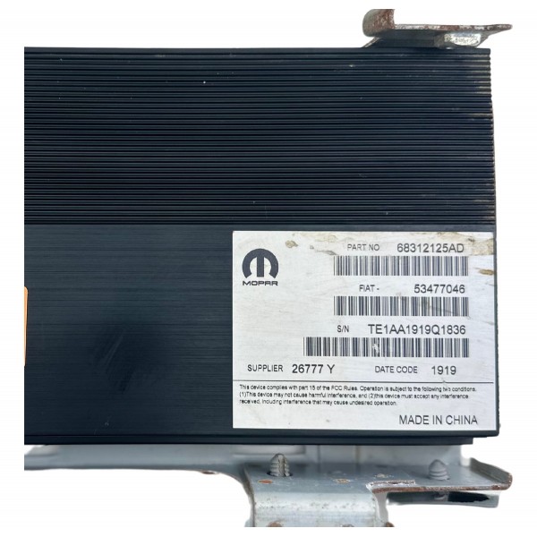 Modulo Amplificador Som Jeep Compass 2016 2021