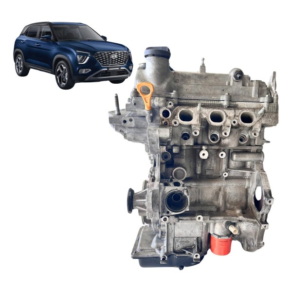 Motor Parcial Hyundai Hb20 Creta 1.0 3cc Tgdi 2023 2024 2025