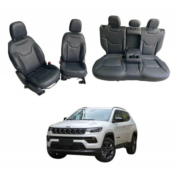 Jogo De Bancos Couro Jeep Compass 1.3 2022 Original