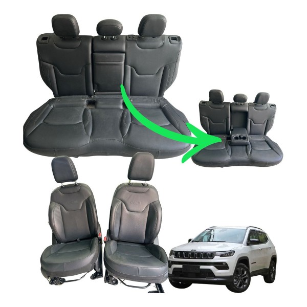Jogo De Bancos Couro Jeep Compass 1.3 2022 Original
