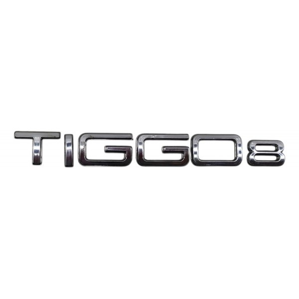 Emblema Cromado Tampa Do Porta Malas Tiggo 8 2020 2022
