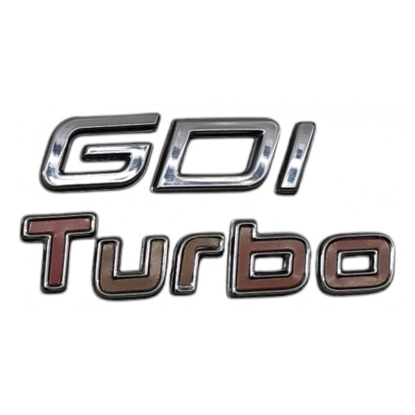Emblema Turbo Gdi Tampa Porta Malas Tras Tiggo 8 2017 2022
