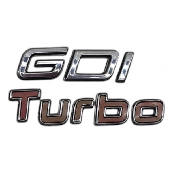 Emblema Turbo Gdi Tampa Porta Malas Tras Tiggo 8 2017 2022