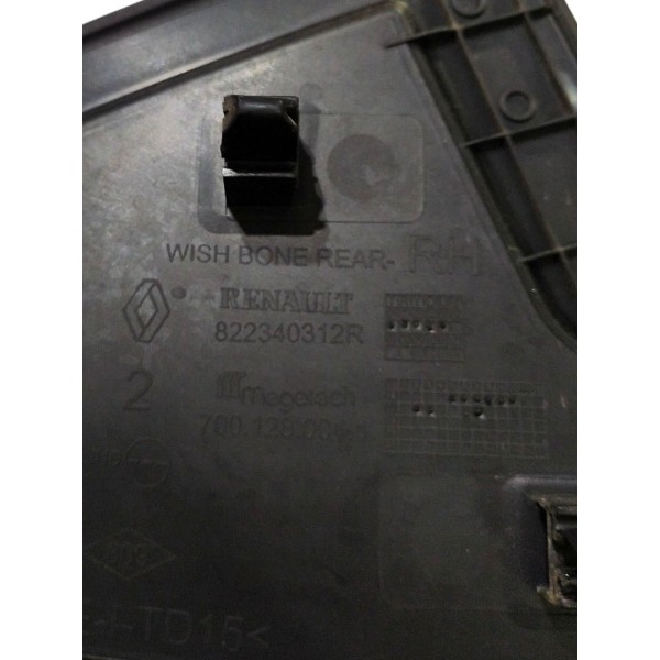 Moldura Vidro Porta Tras Renault Kwid Ld 2017 2022 (usado)