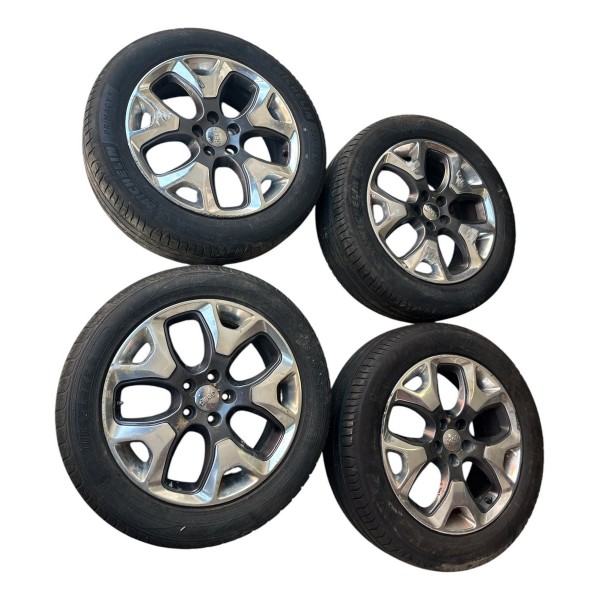 Jogo De Rodas Aro 18 C Pneus Jeep Compass 2019 2023 Original