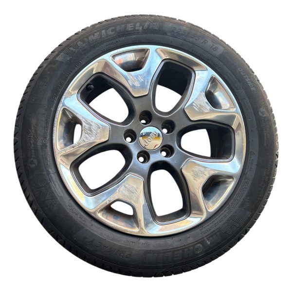 Jogo De Rodas Aro 18 C Pneus Jeep Compass 2019 2023 Original