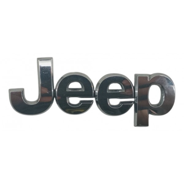 Emblema Capô Cromado Jeep Compass 2015 2023 (usado)