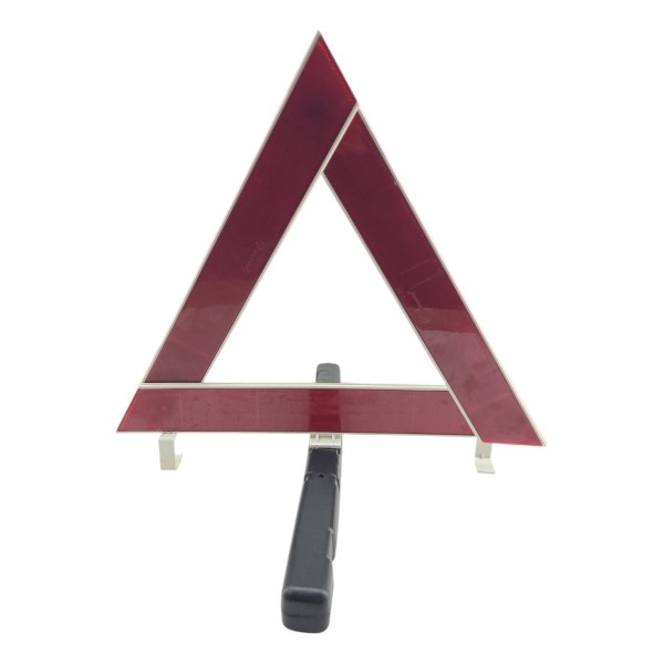 Triângulo Segurança Auto Carro Universal Base Pesada