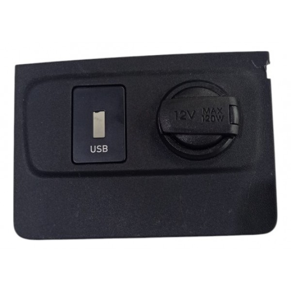 Moldura Tomada 12v Usb Hyundai Hb20 2020 2024