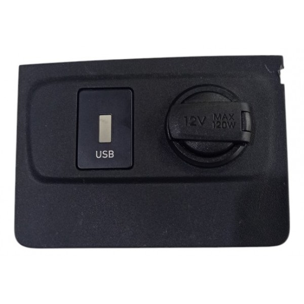 Moldura Tomada 12v Usb Hyundai Hb20 2020 2024