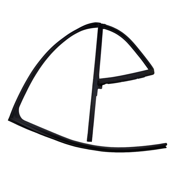 Canaleta Vidro Porta Tras Hyundai Creta Le 2022 2023 Preto