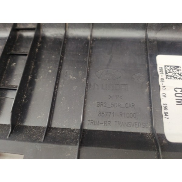 Moldura Soleira Interna Porta Malas Hyundai Hb20 2020 2022
