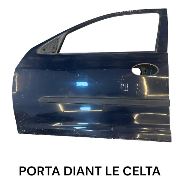 Porta Chev Celta Diant Le 2006 2014 - Dianteira - Esquerda - Azul