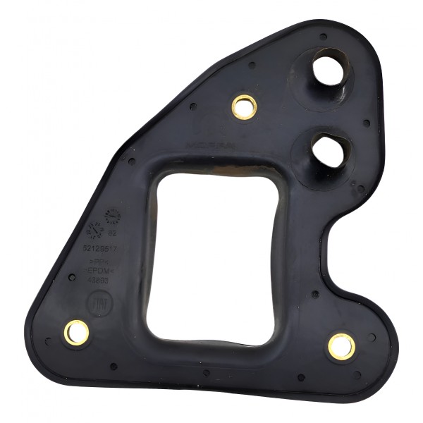 Borracha Vedação Corta Fogo Fiat Strada 2023 2024 Preto