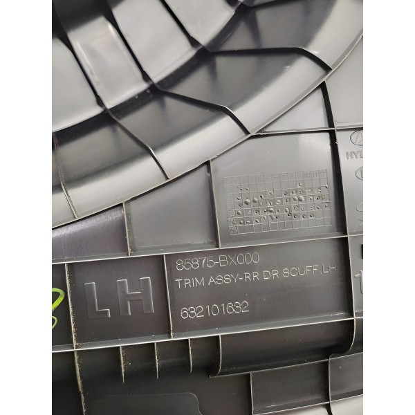 Soleira Interna Traseira Hyundai Creta Le 2022 2024 - Preto