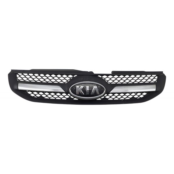 Grade Dianteira Kia Sportage 2006 2010 Detalhe Preto Fosco