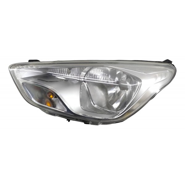 Farol Ford Ka Le Cromado 2015 2018 Detalhe  Direito/passageiro